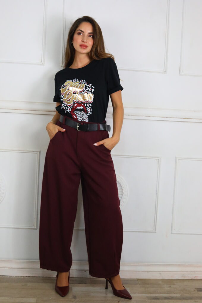 Pantalon Balloon Cinturón