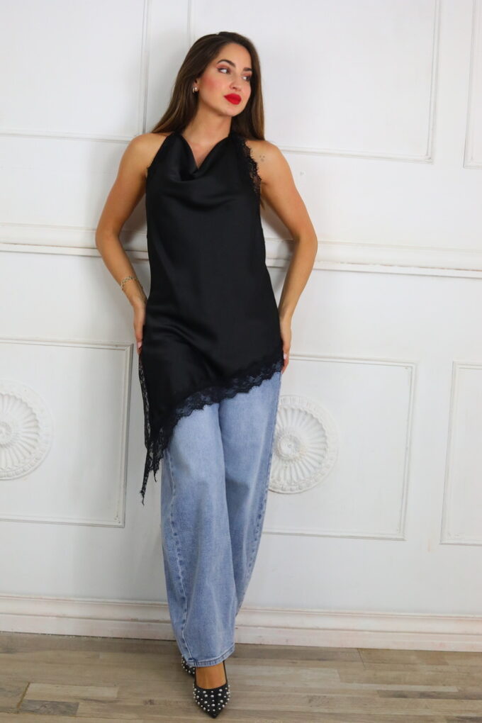 Lencera Asimétrica Encaje