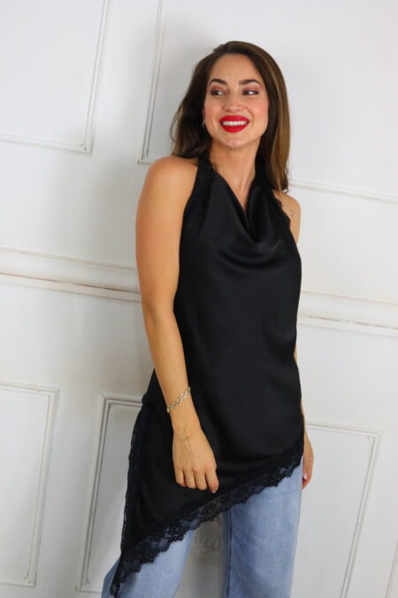 Lencera Asimétrica Encaje