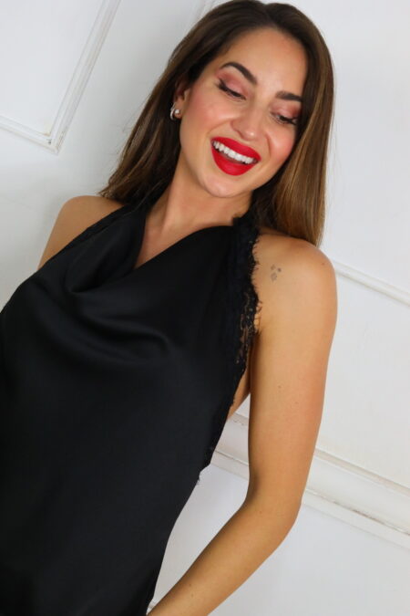 Lencera Asimétrica Encaje