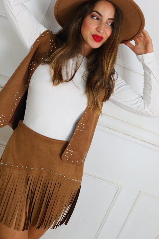 Chaleco Antelina Tachuelas