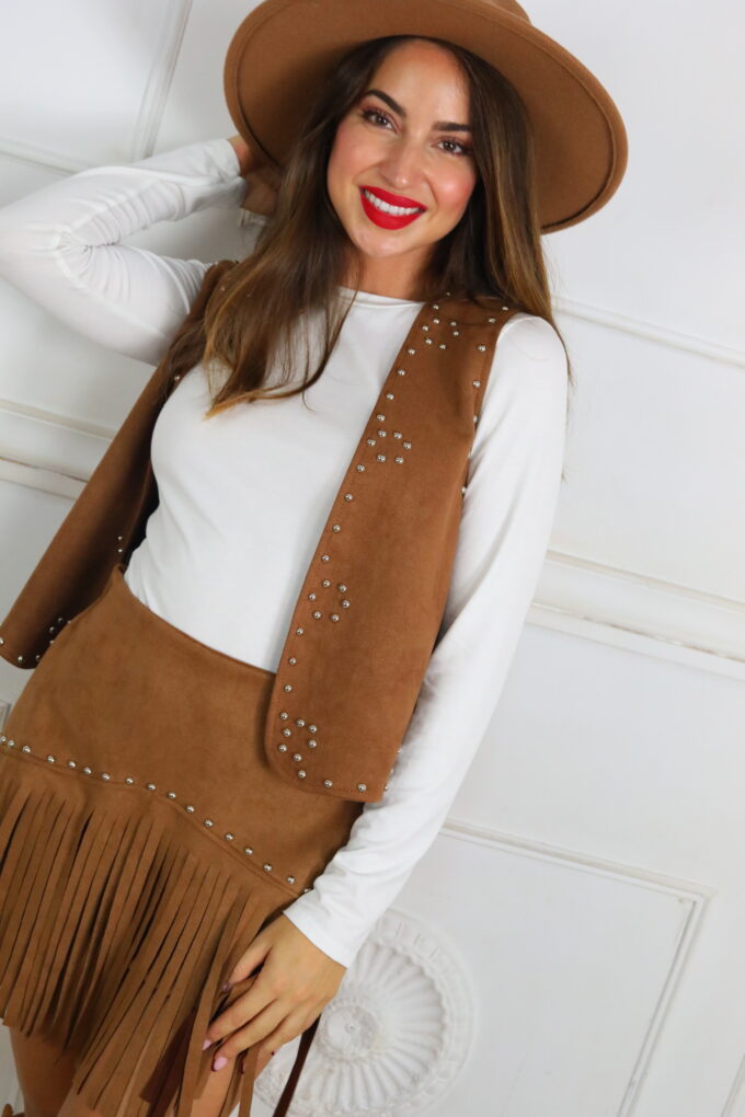 Chaleco Antelina Tachuelas