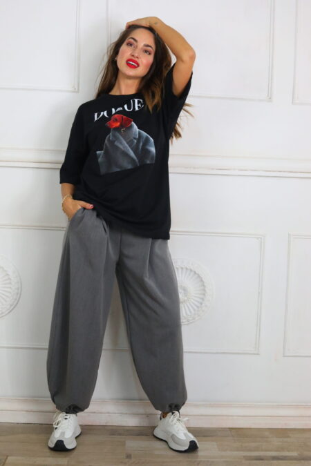 Camiseta Oversize Estampada