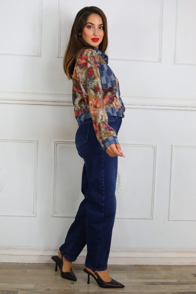 Chaqueta Antelina Estampada