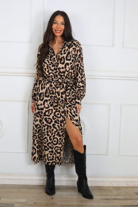 Vestido Camisero print