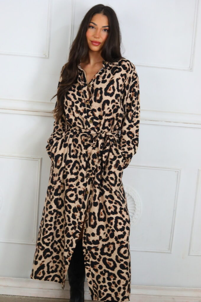 Vestido Camisero print