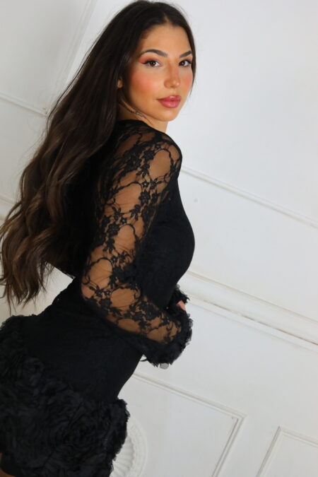 Mono Encaje Pétalos