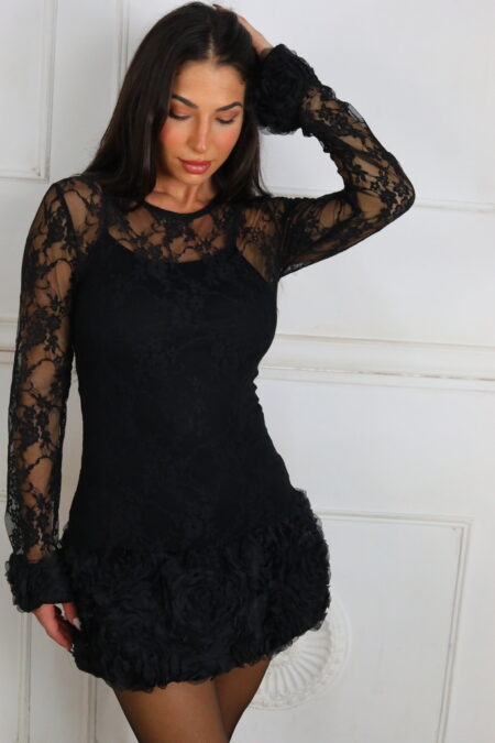 Mono Encaje Pétalos