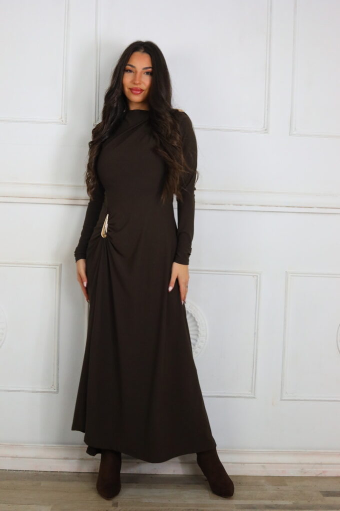 Vestido Broche Lágrima