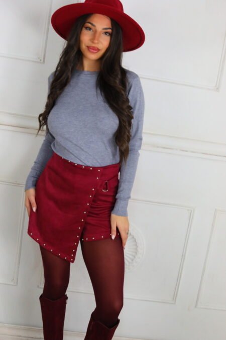 Short-Falda Antelina Tachuelas