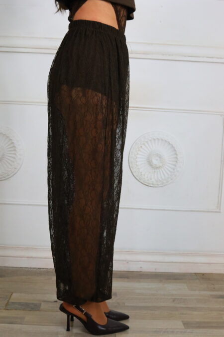 Pantalon Balloon Encaje