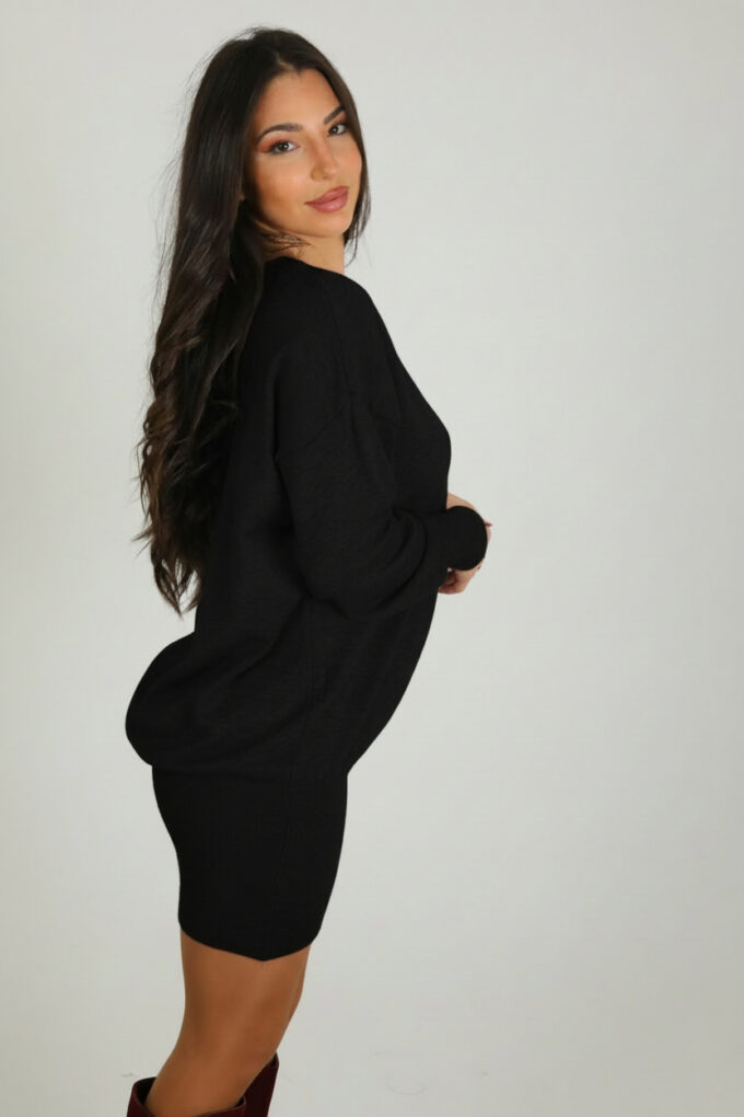 Vestido Punto Patente