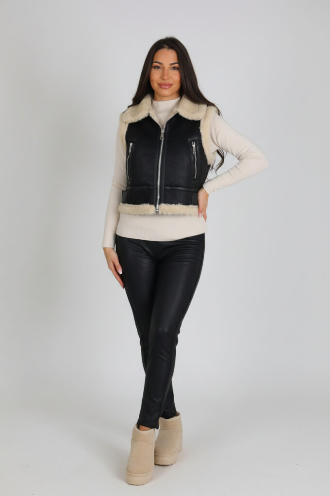 Chaleco Polipiel Borrego