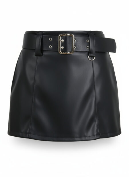 Shot-Falda Polipiel Cinturón