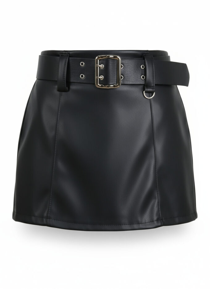 Shot-Falda Polipiel Cinturón