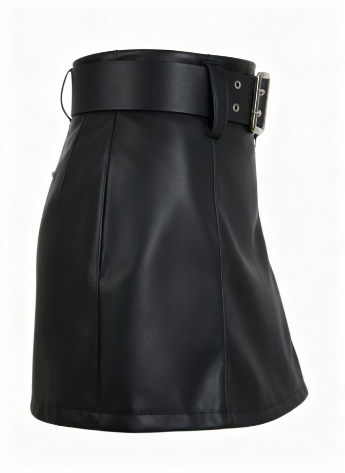 Shot-Falda Polipiel Cinturón