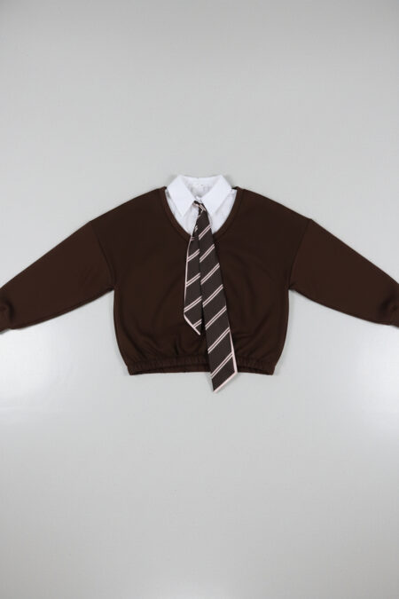 Sudadera Con Corbata