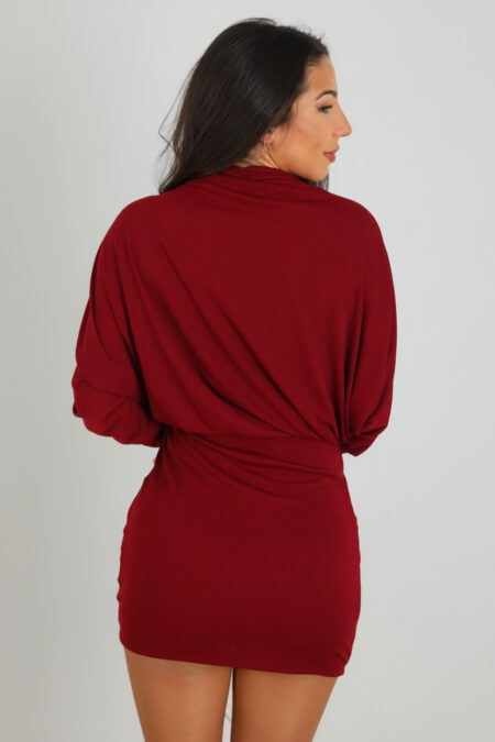 Vestido Corto Pliegues