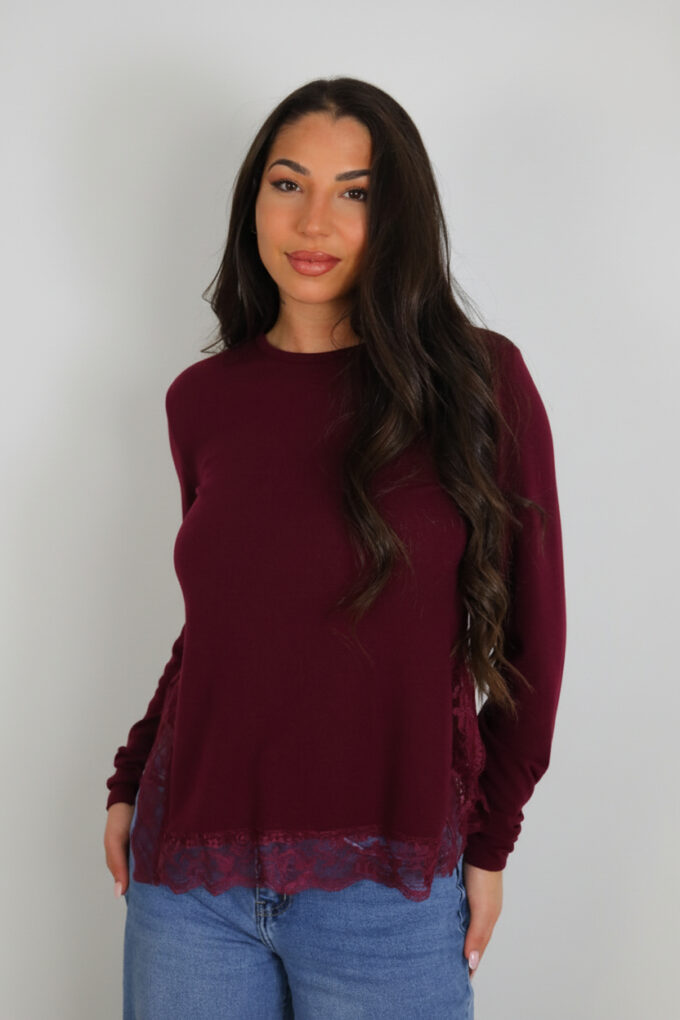 Camiseta Punto Encaje