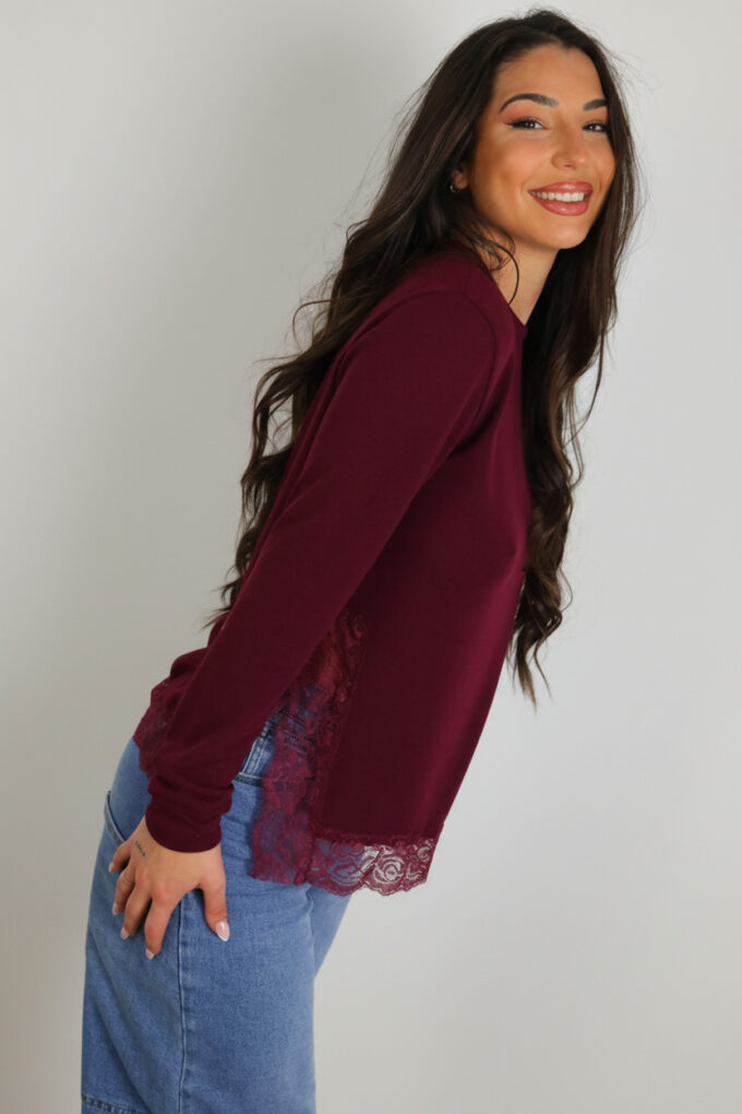 Camiseta Punto Encaje