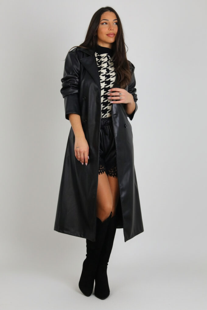 Gabardina Larga Polipiel