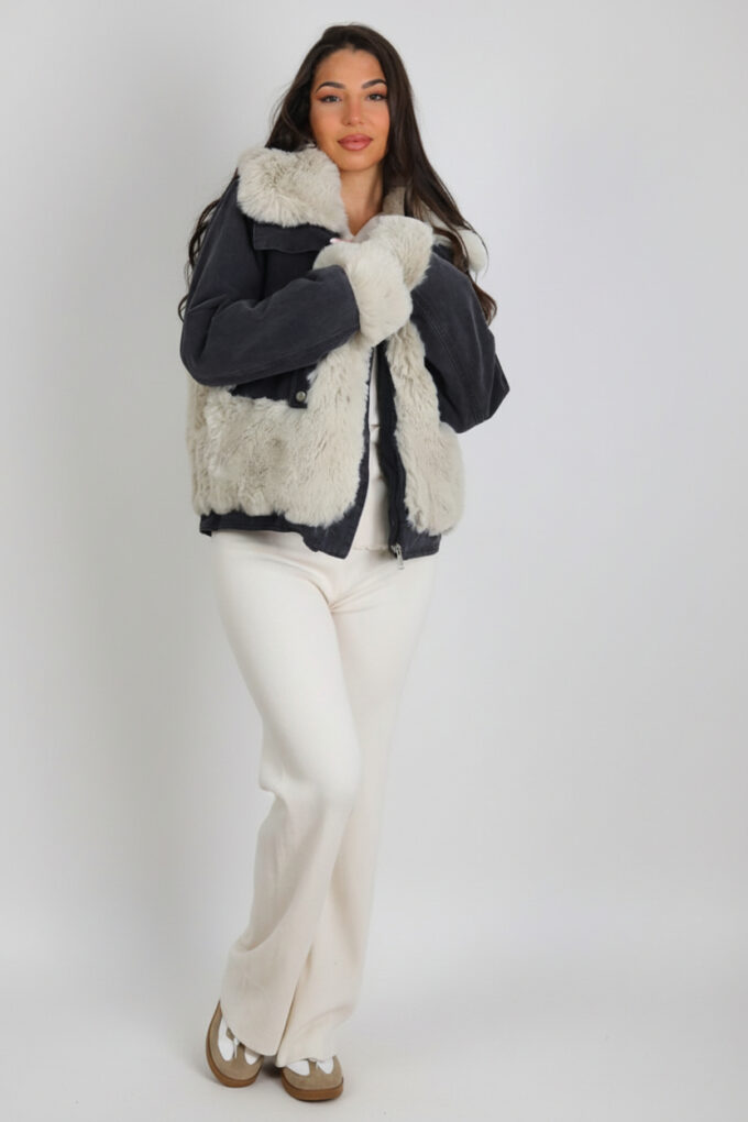 Chaqueta Vaquera Pelos