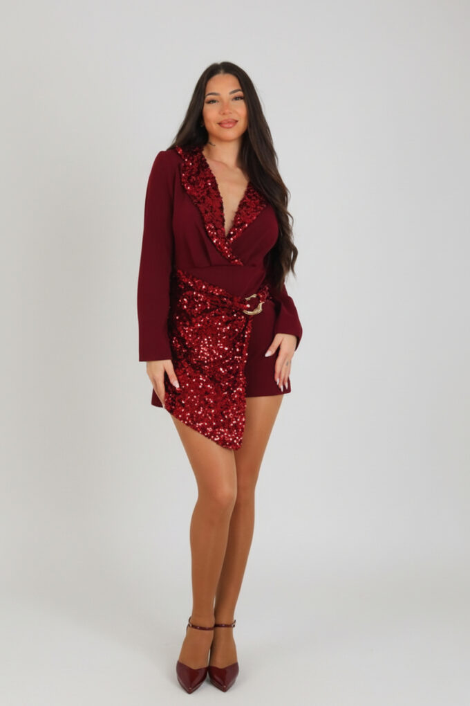 Mono Smoking Lentejuelas