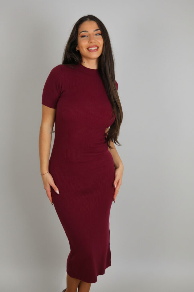 Vestido Punto Acanalado