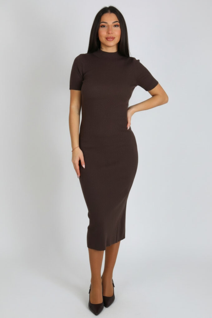 Vestido Punto Acanalado