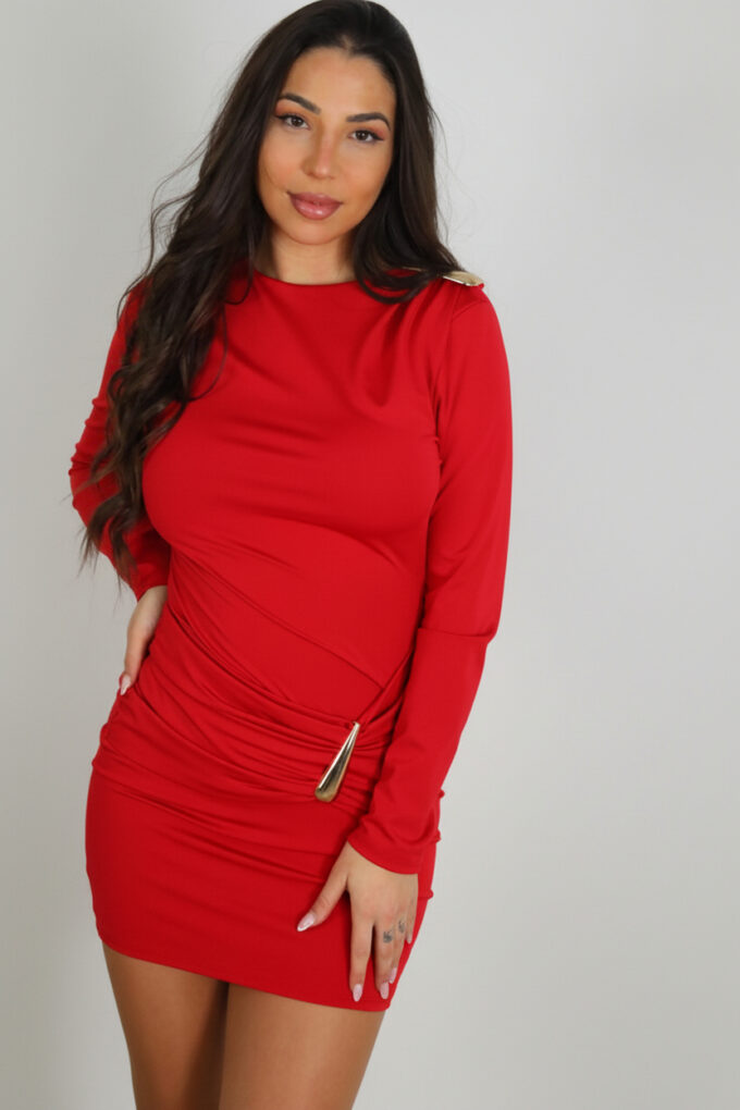 Vestido Broche Lágrima